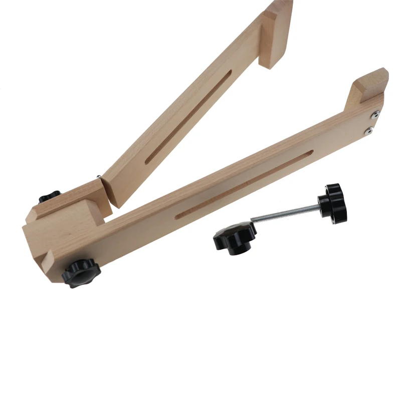 Подставка для кожевенного зажима Регулируемый Деревянный инструмент обработки