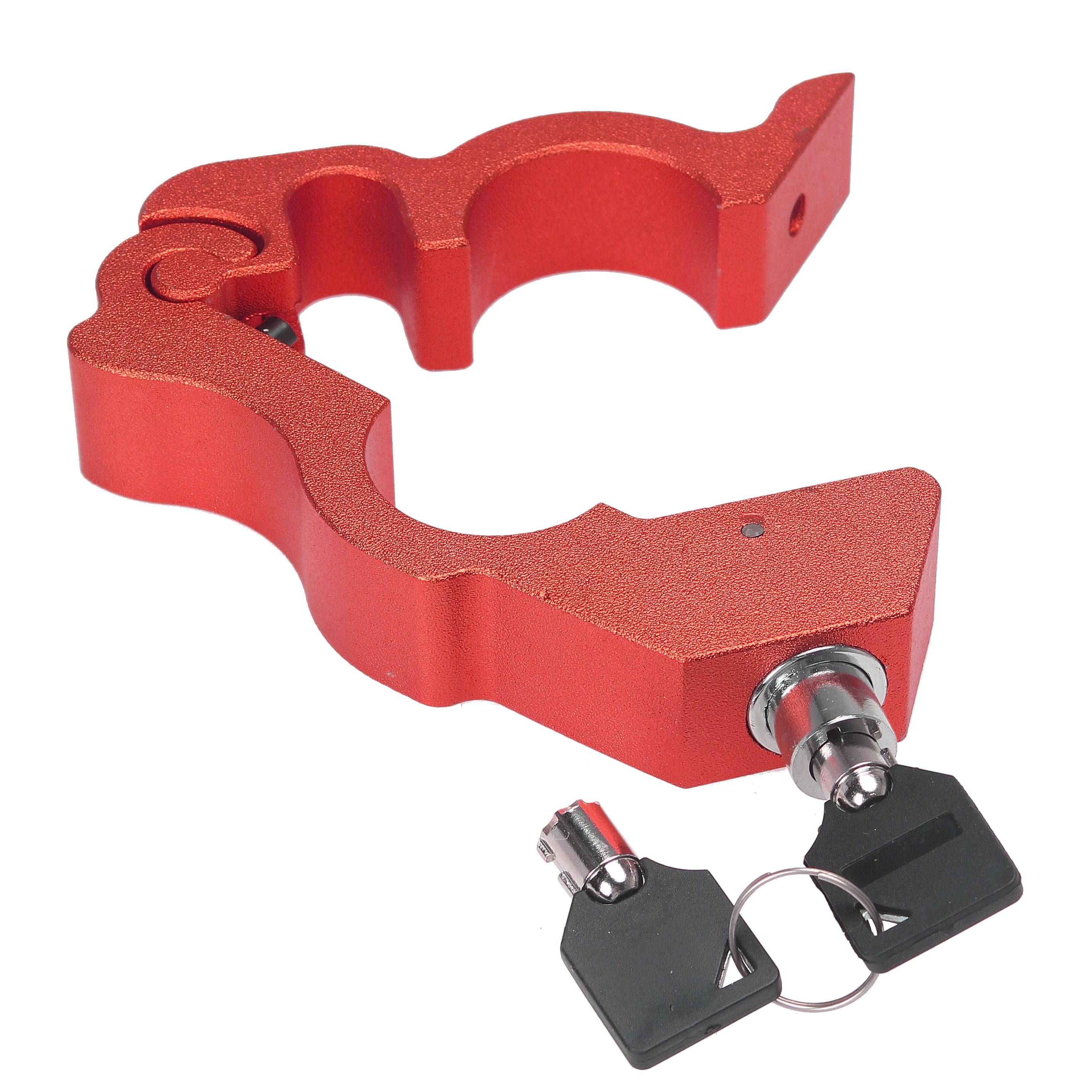 

Красный тормозной рычаг, замок на руль, рычаг тормоза, охранные замки для большинства скутеров, мотоциклов, квадроциклов, алюминий