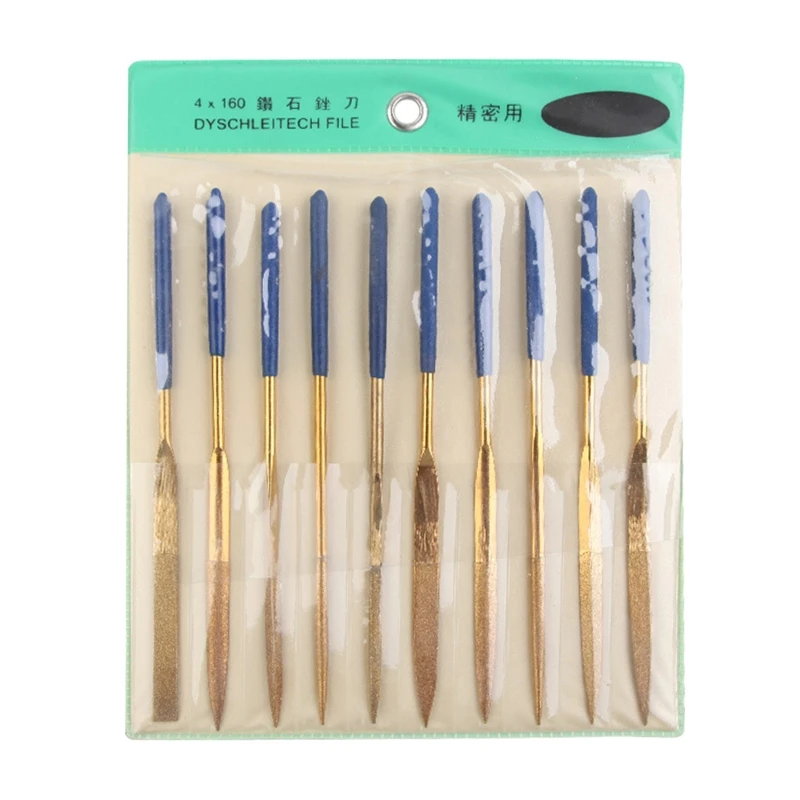 

Professional Diamond Grinding File Tool Set Raft Needle Metal Cutting Tool Glass Metal Stone Carving Polishing Hand Tool HX6C