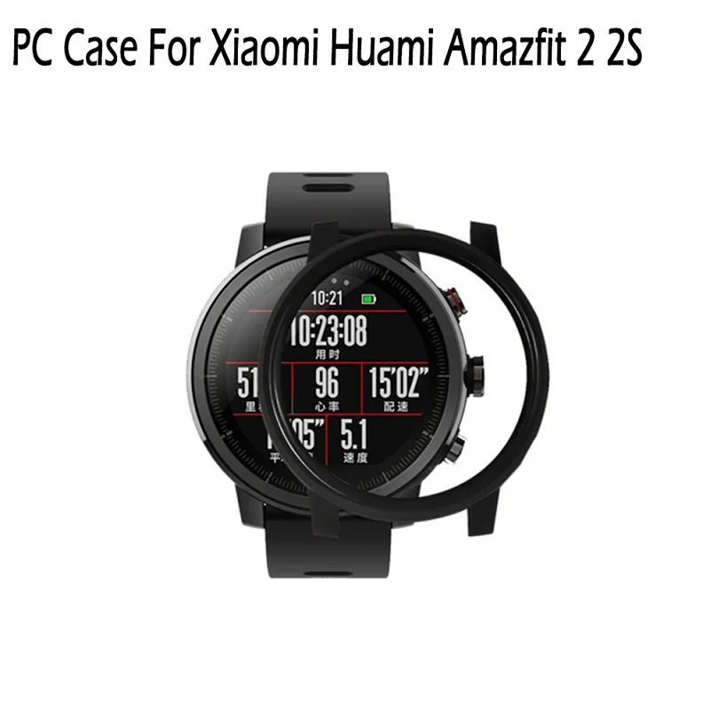 1 pc case black Ремешок для часов Ремешок Для Xiaomi Huami Amazfit Pace/Stratos 2 2 s/GTR 47 мм браслет 22 мм силиконовый браслет для samsung Watch 46 мм - Цвет: 1 pc case black