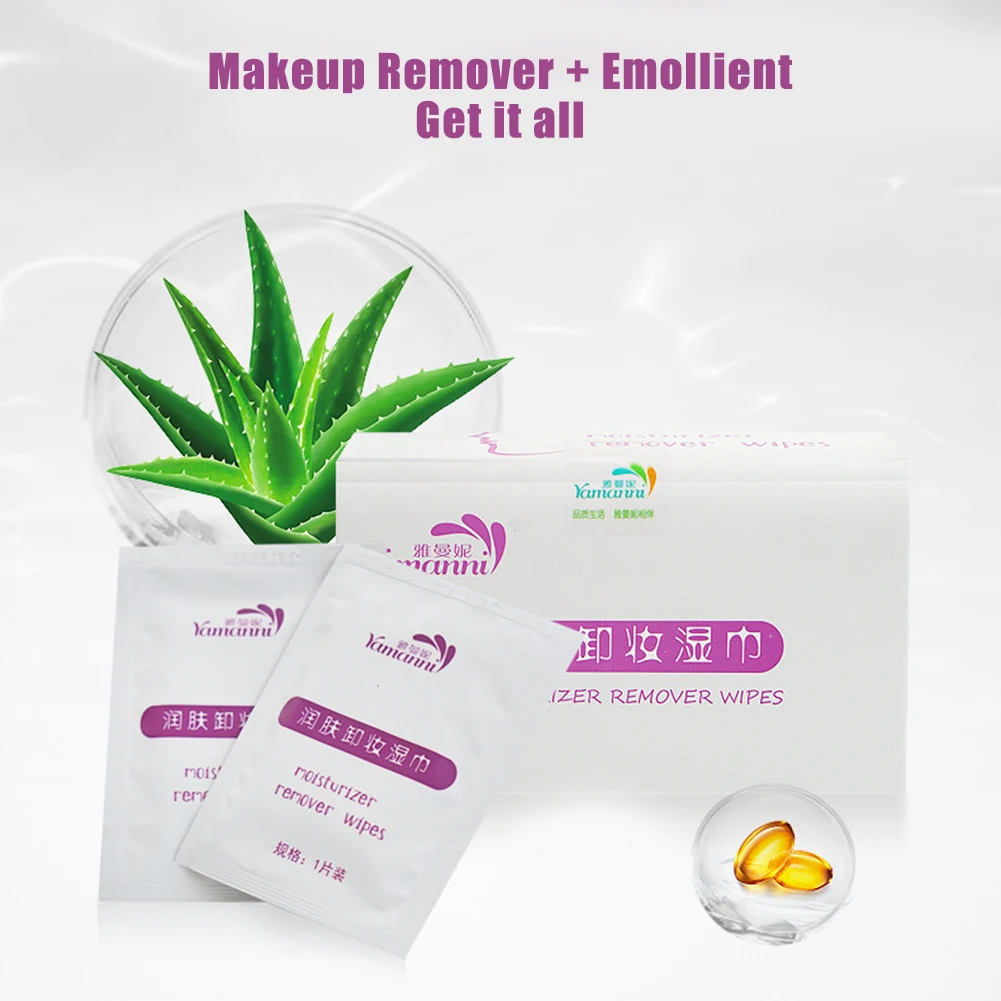

25pcs Hydrating Plant Essence Makeup Remover Wipes Disposable Beauty Cleansing Wipes Paper Dropshipping SMJ