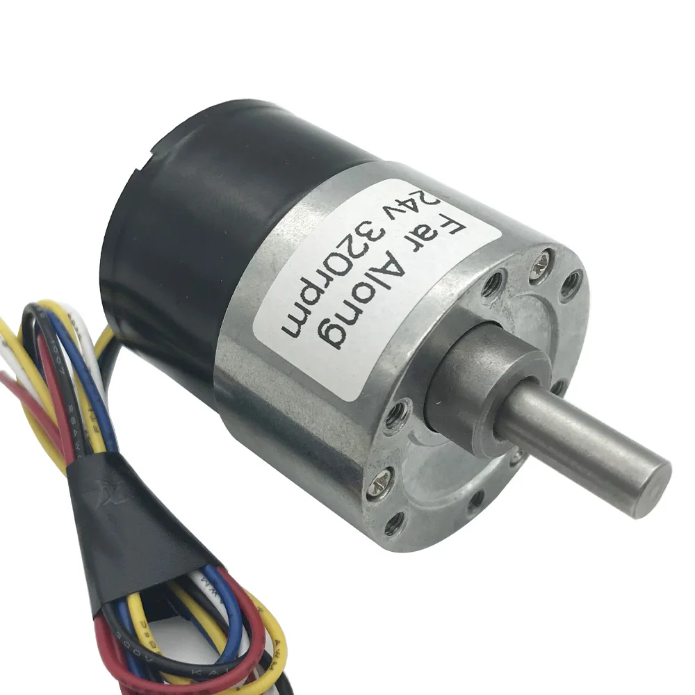 Длительный срок службы мини микродвигатель 12V 24V с бесщеточным двигателем постоянного тока мотор-редуктор 7-960RPM Высокий крутящий момент мотор BLDC в DC мотор с обратной сигнала отзывы