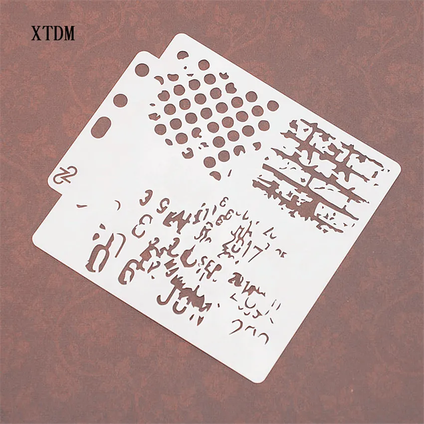 

Wall text mold shield DIY cake scrapbook stencils hollow Embellishments printing lace ruler Valentine's Day