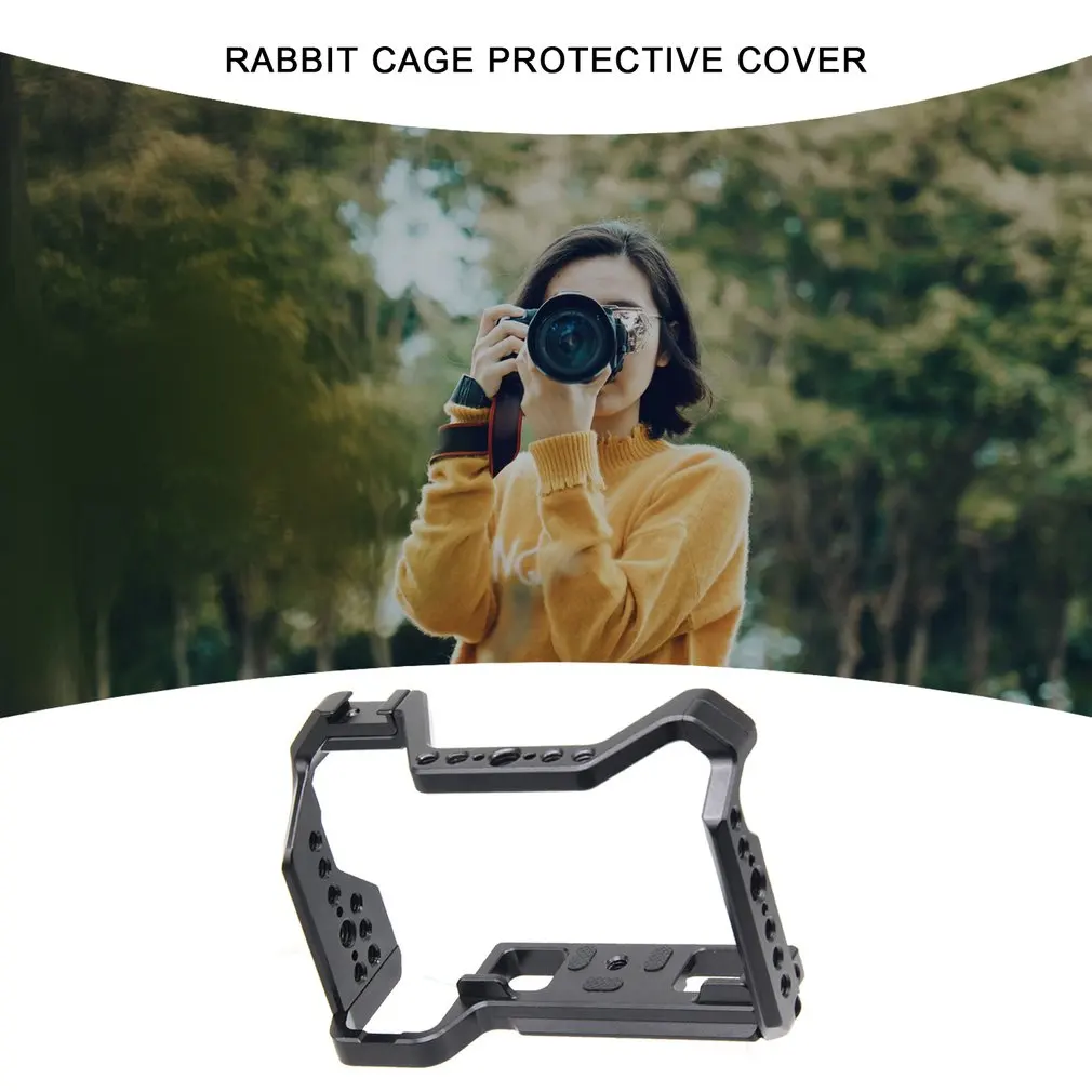 

SLR Camera Aluminum Alloy Protection Frame For Fujifilm X-s10 Rabbit Cage Protective Cover For Camera