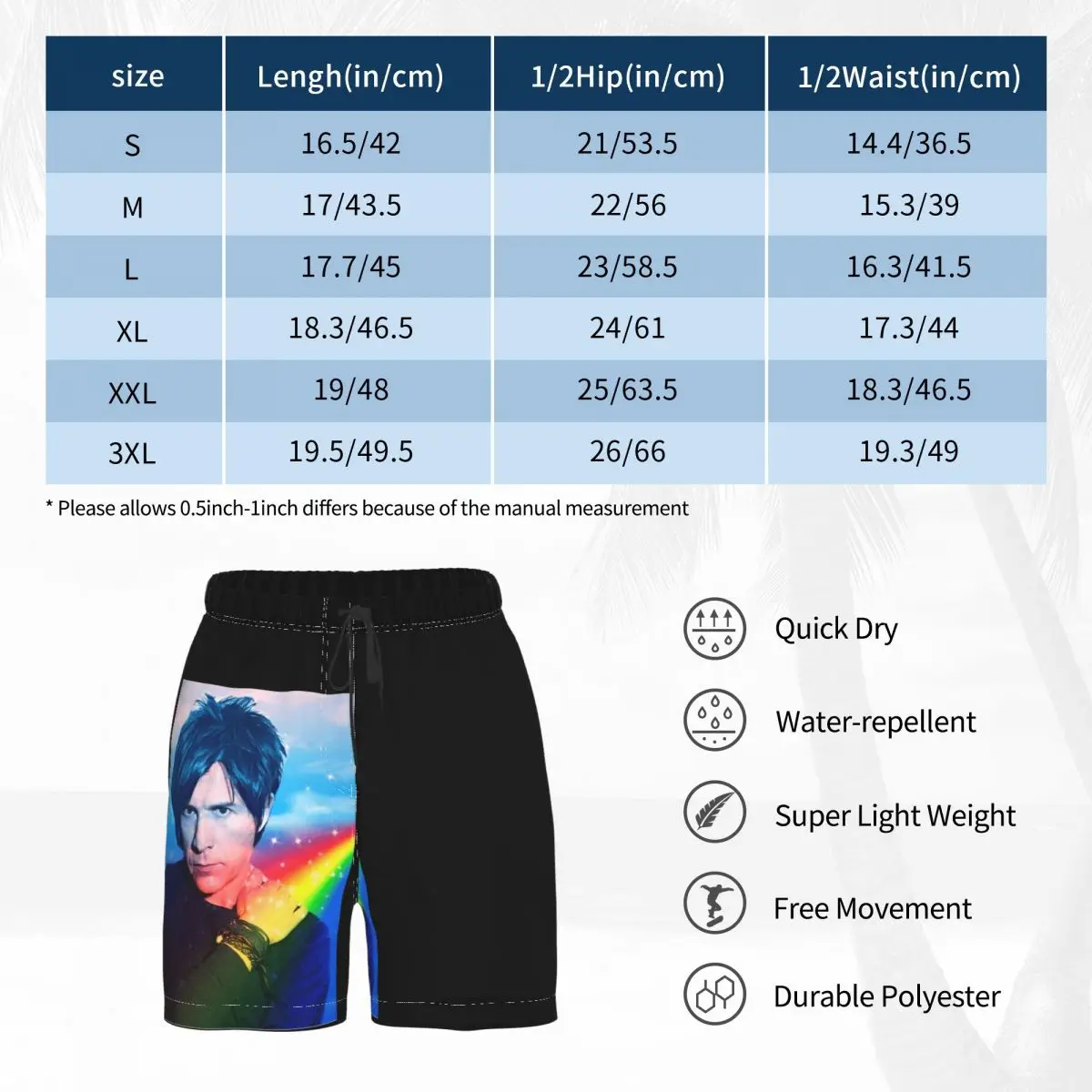 

Men's and women's Causal Indochine Nicolas Breathable Quick Dry Cool R145 Loose Male Shorts