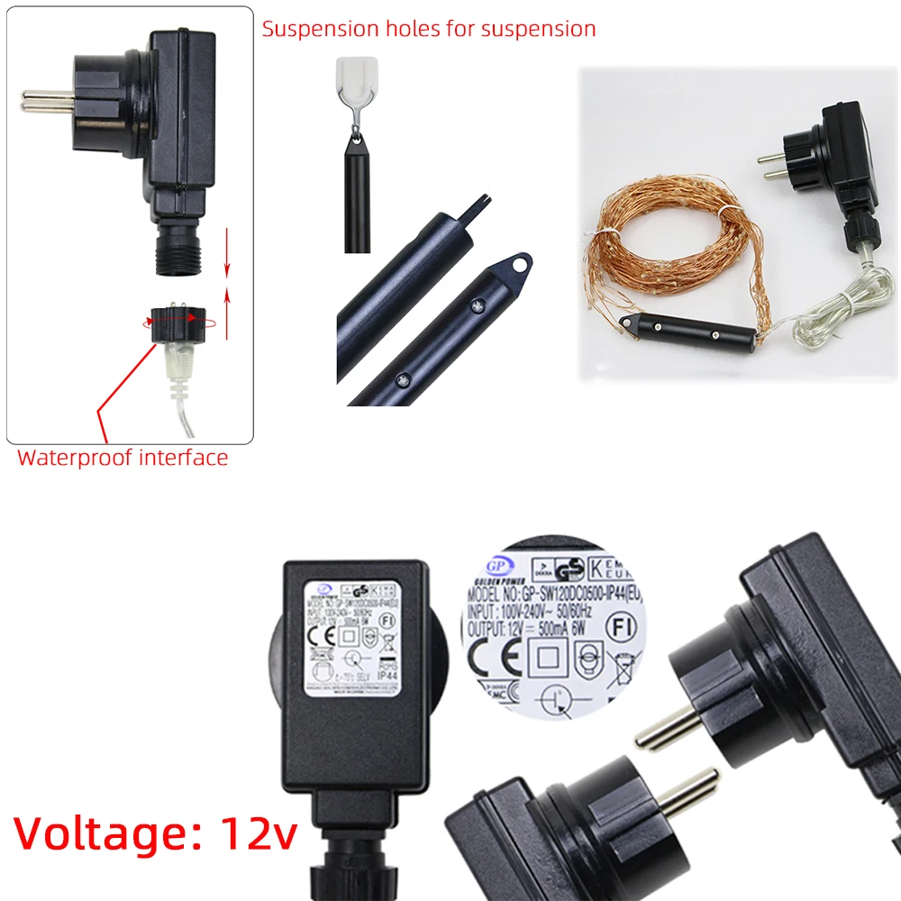 

2M 300LED EU 12V Vines lights Copper Wire Branch lights string Christmas Garlands Fairy Light for Cafe Wedding Party Decoration