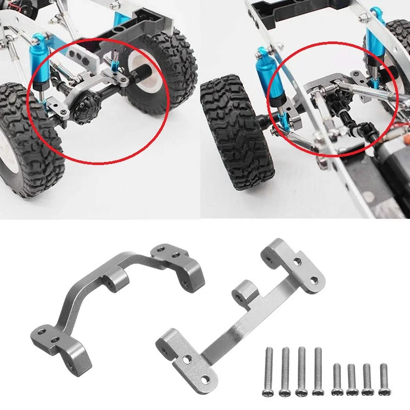 

1Pair Upgrade Metal Pull Rod Base Seat Mounts For WPL C24 C14 C14K C24K 1/16 RC Car Pull Rod Base Parts