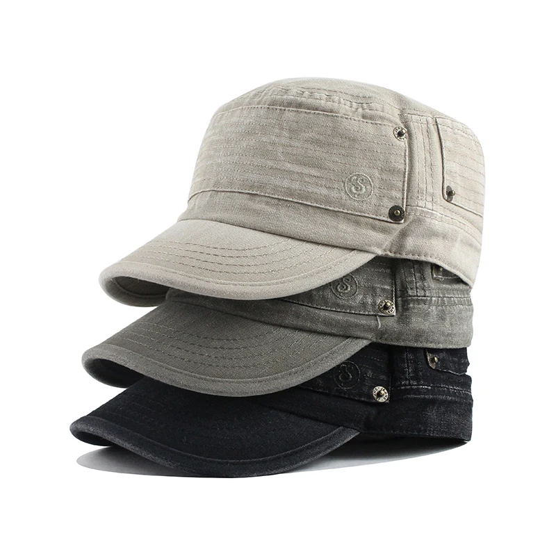 [FLB] 2020 Классическая винтажная Мужская стандартная шапка с плоским верхом