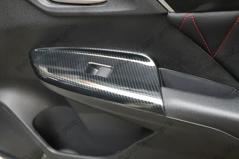 Набор крышек из углеродного волокна с переключателями на WINDOWS для HONDA FIT JAZZ GK 2014-2017