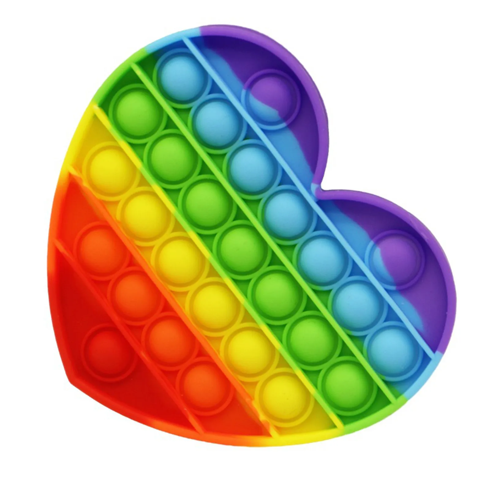 Фиджет-антистресс радуга popi силиконовые декомпрессионные игрушки для детей и