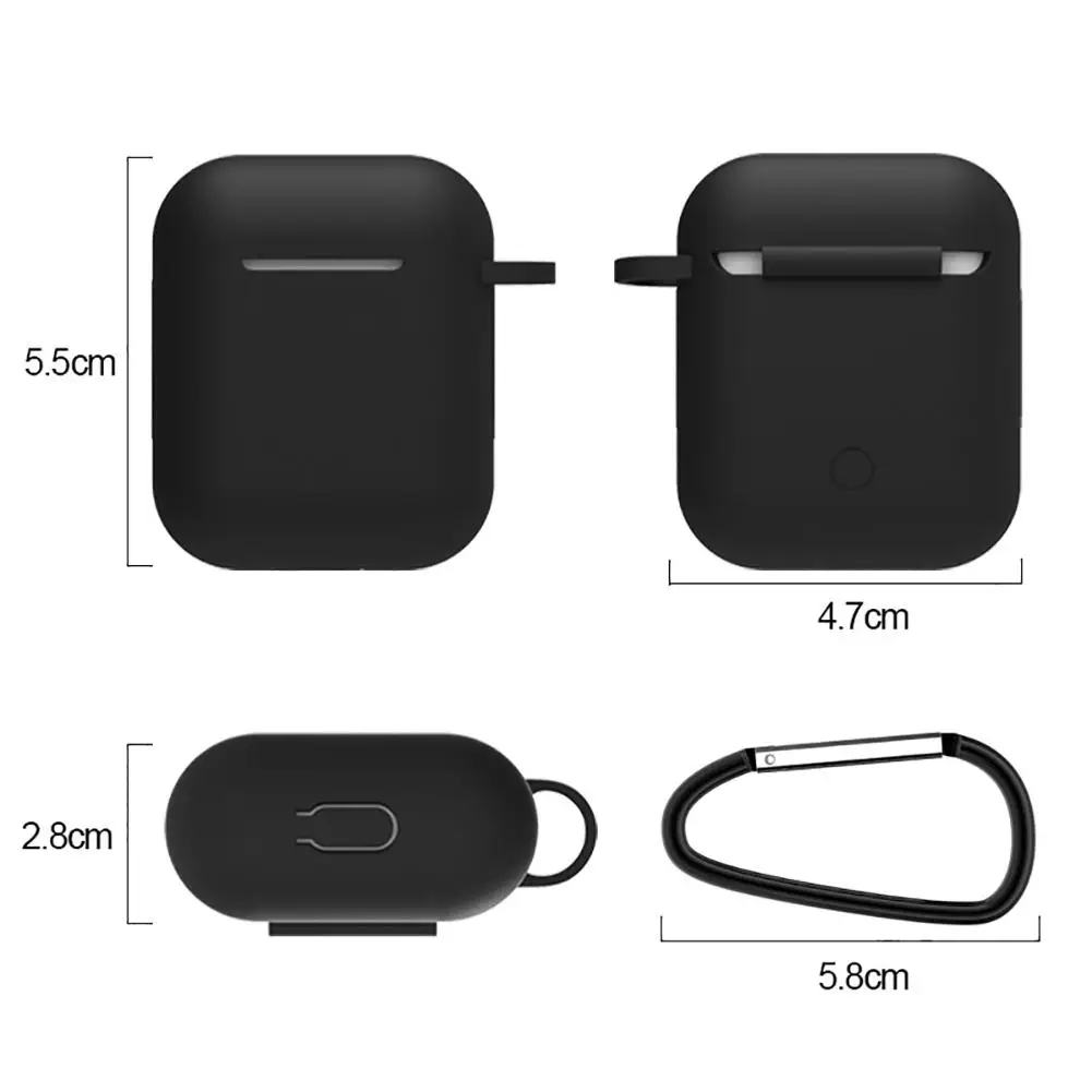7 шт./компл. набор аксессуаров для Airpods 1 силиконовый чехол наушников 2 затычка ушей