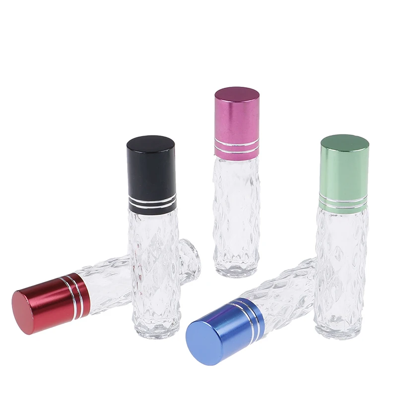 10 мл Прозрачный роликовый многоразовый стеклянный флакон пустые эфирные масла