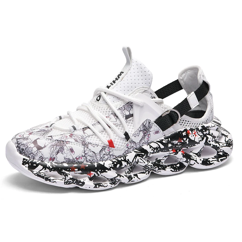 

Summer Breathable Men Hiking Shoes Suede + Mesh Outdoor Men Sneakers Climbing Shoes Men Sport Shoes Quick-dry Water Shoes