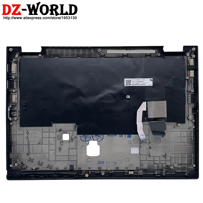 Comprar Teclado Retroiluminado En Inglés Para Ordenador Portátil, Cubierta Superior Con Reposamanos Para Lenovo Thinkpad X13 Yoga Gen1, 5M10Y85839, Wlan, Nuevo