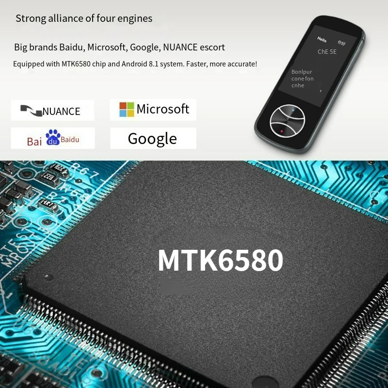 2022 Smart Voice Translator 107 Multi Languages In Real Time Online Instant Off Line Translation AI Learning Conversion V10 | Электроника