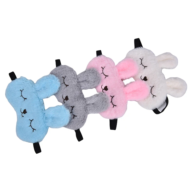 

Cute Plush Sleeping Eye Mask Cover Kids Sleeping Mask Cartoon Travel Rest Eye Shade Band Eye Patch Blindfold Sleep Aid Eyepatch