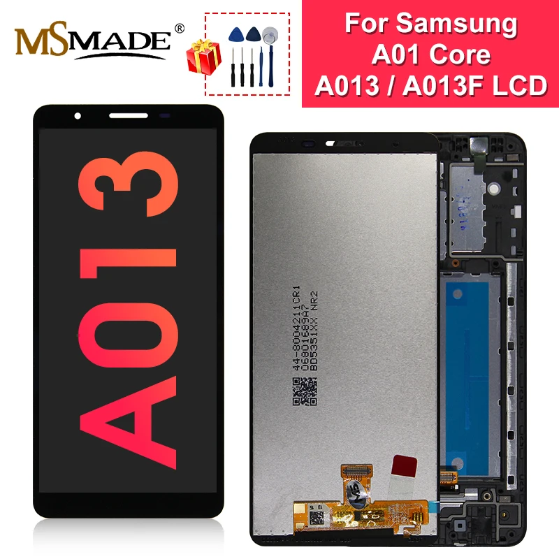 

Для Samsung Galaxy A01 основной дисплей SM-A013F ЖК-дисплей сенсорный экран дигитайзер Замена дисплея для Galaxy A013 SM-A013G ЖК 5,3"
