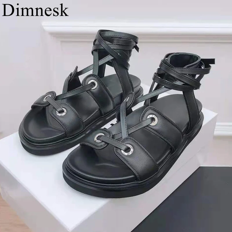 

Flat Thick Sole Real Leather Sandals Women Retro Hollow Outs Cross Strappy Platform Sandalias Summer Comfort Vacation Shoes 2021