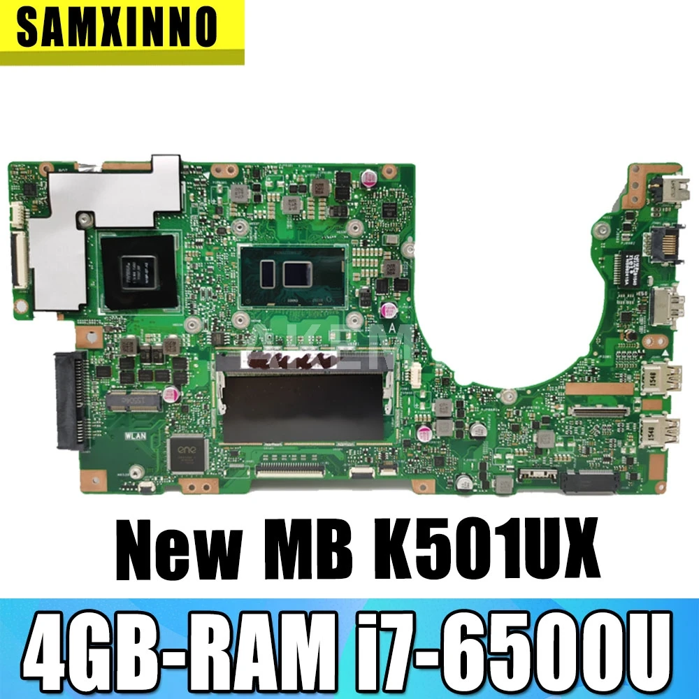 Akemy K501UX материнская плата для ноутбука For Asus K501UB K501U DDR3 4GB-RAM i7-6500U w/ GTX950M видеокарты |