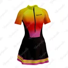 Женское платье для триатлона, костюм для велоспорта, трикотажная юбка, платье для горного велосипеда без подкладки, многофункциональная юбка, одежда для велоспорта