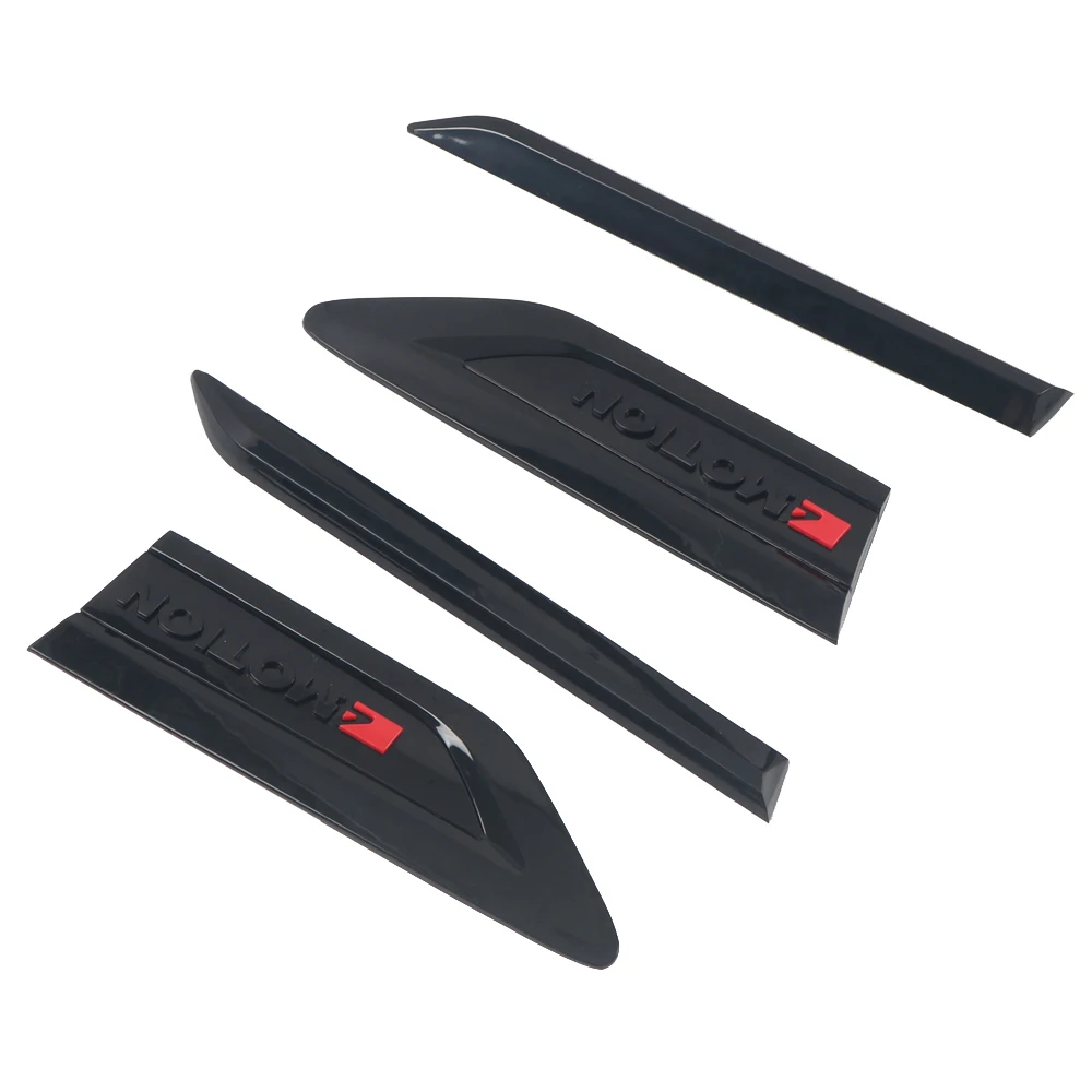 

Для Фольксваген тигуан 2017 2018 2019 2020 2021 черная лицевая сторона крыло деколь Украшение Наклейка накладка отделка Стайлинг автомобиля