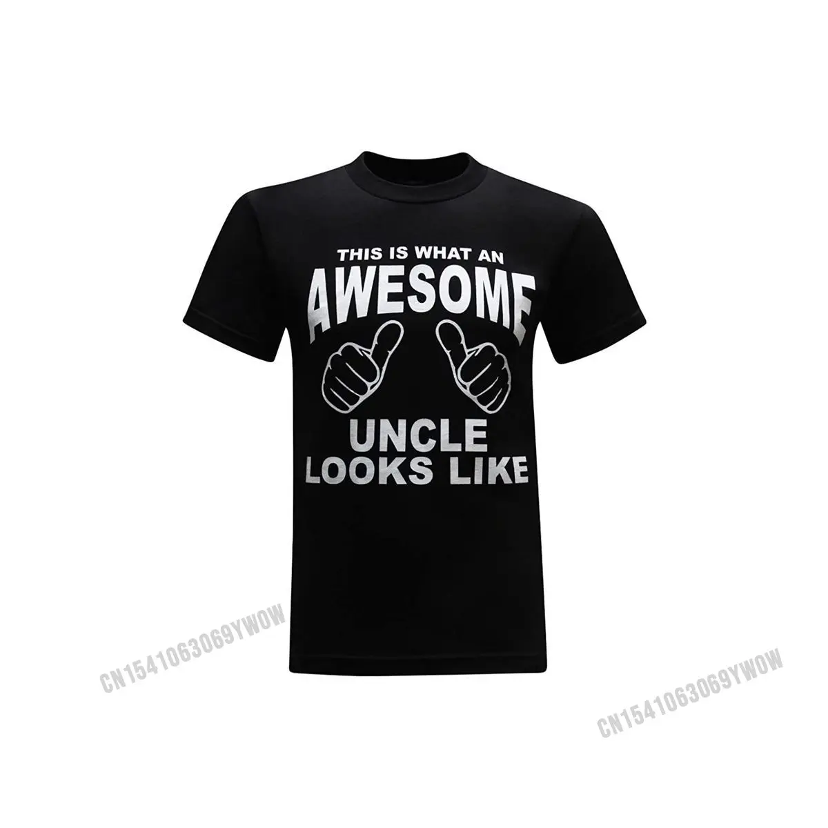 Это то, что потрясающий дядюшка выглядит, как забавная футболка, Топы, рубашка, напечатанная на хлопковых мужских футболках с принтом