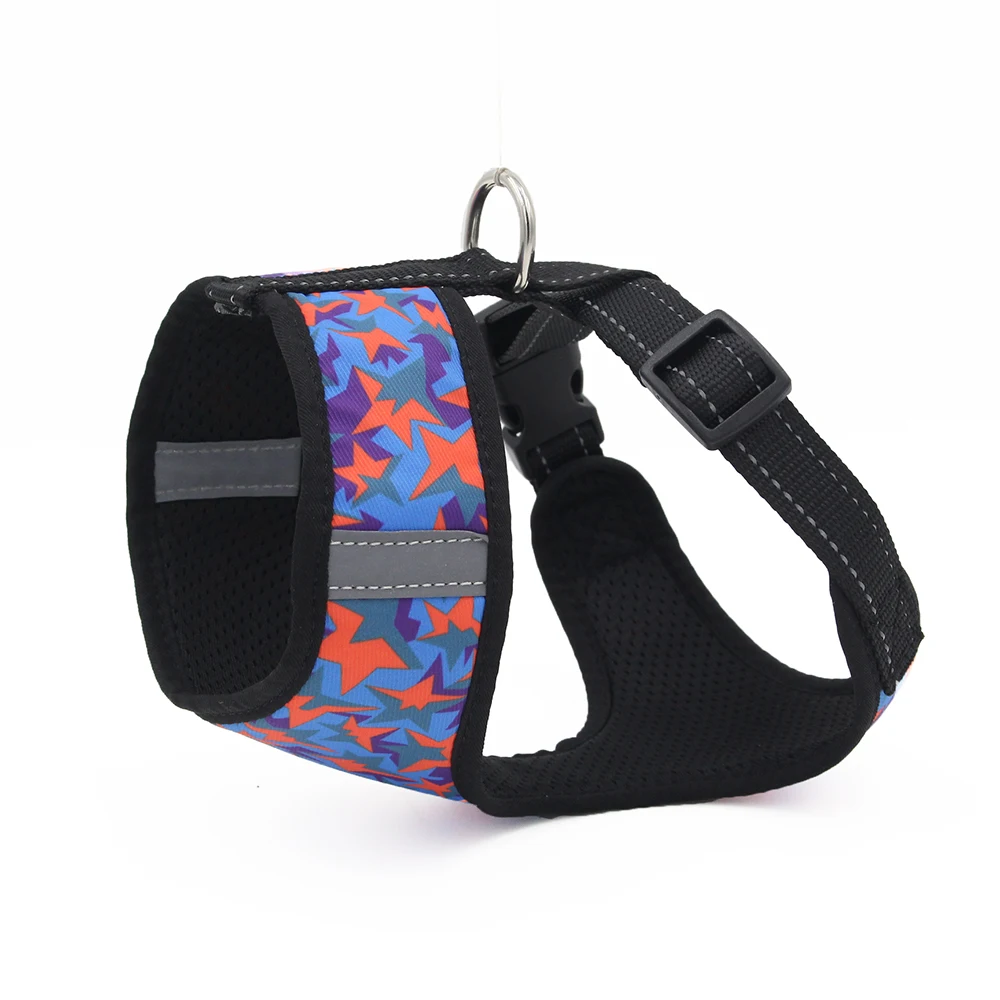 Светоотражающий Жилет для собак мягкая дышащая шлейка без натяжения маленьких и