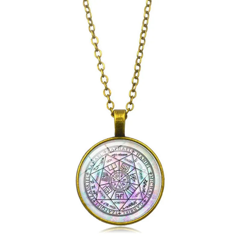 XSWX2184-bronze Мужское ожерелье, Archangel St. Майкл, защитите меня, Сейнт щит, защита, шарм, русский орходокс, подвеска, цепочка, ожерелье - Metal Color: XSWX2184-bronze