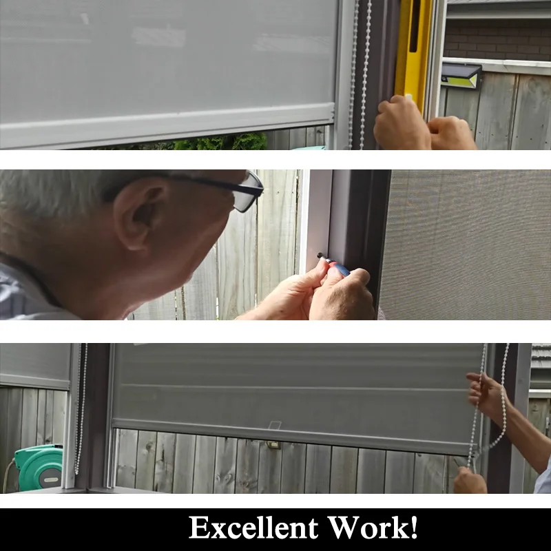 EWAY CASA жалюзи с боковым рельсом ветрозащитные уличные Жалюзи На Окна