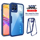 360 полноразмерный чехол для Oppo Realme 8 Pro, противоударный чехол для Oppo realme 8 8i realme8, боковая пленка, защитный чехол