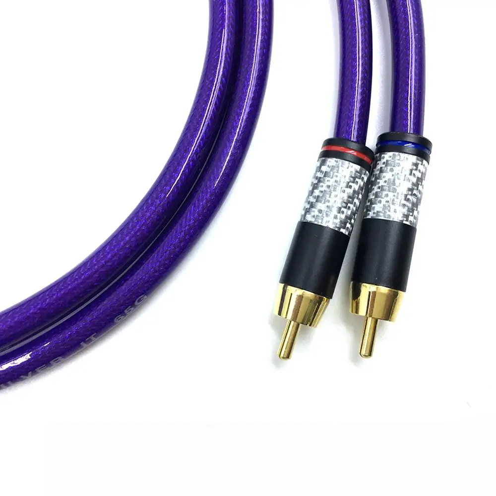 Кабель Hifi Van den Hul MC SILVER IT 65 RCA для подключения аудио позолоченный Удлинительный