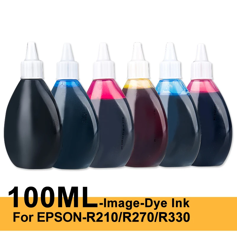 100 мл универсальные чернила для EPSON Stylus Photo R270 R290 R390 RX590 RX610 RX690 TX80OFW R200 R210 R220 R230 R300 R310