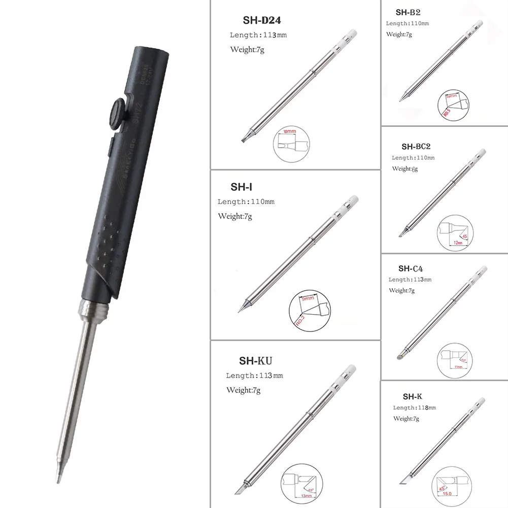

Replacement Soldering Iron Tip For SH72 Mini Digital LCD Soldering Station