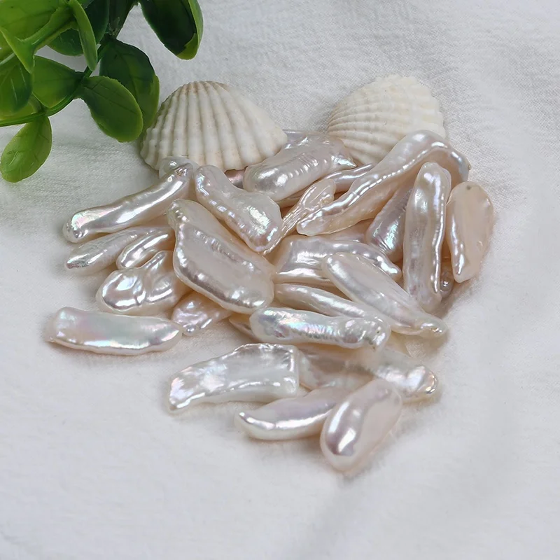 Оптовая продажа бусины Бива из натурального пресноводного жемчуга неправильной