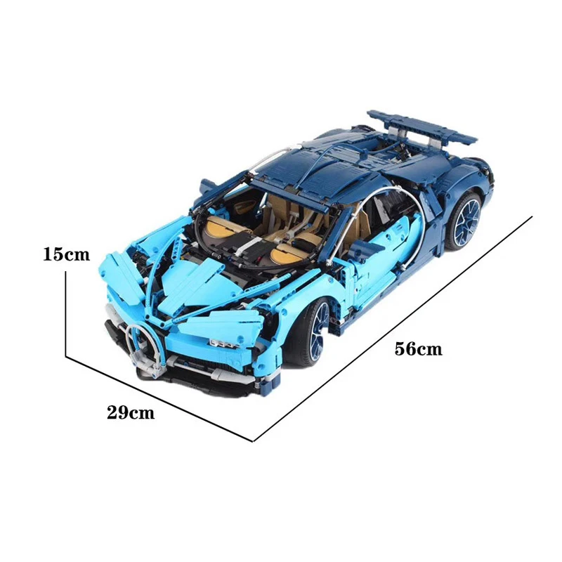 Technic Супер гоночный чугун спортивный автомобиль 20086 Модель Кирпичи DIY