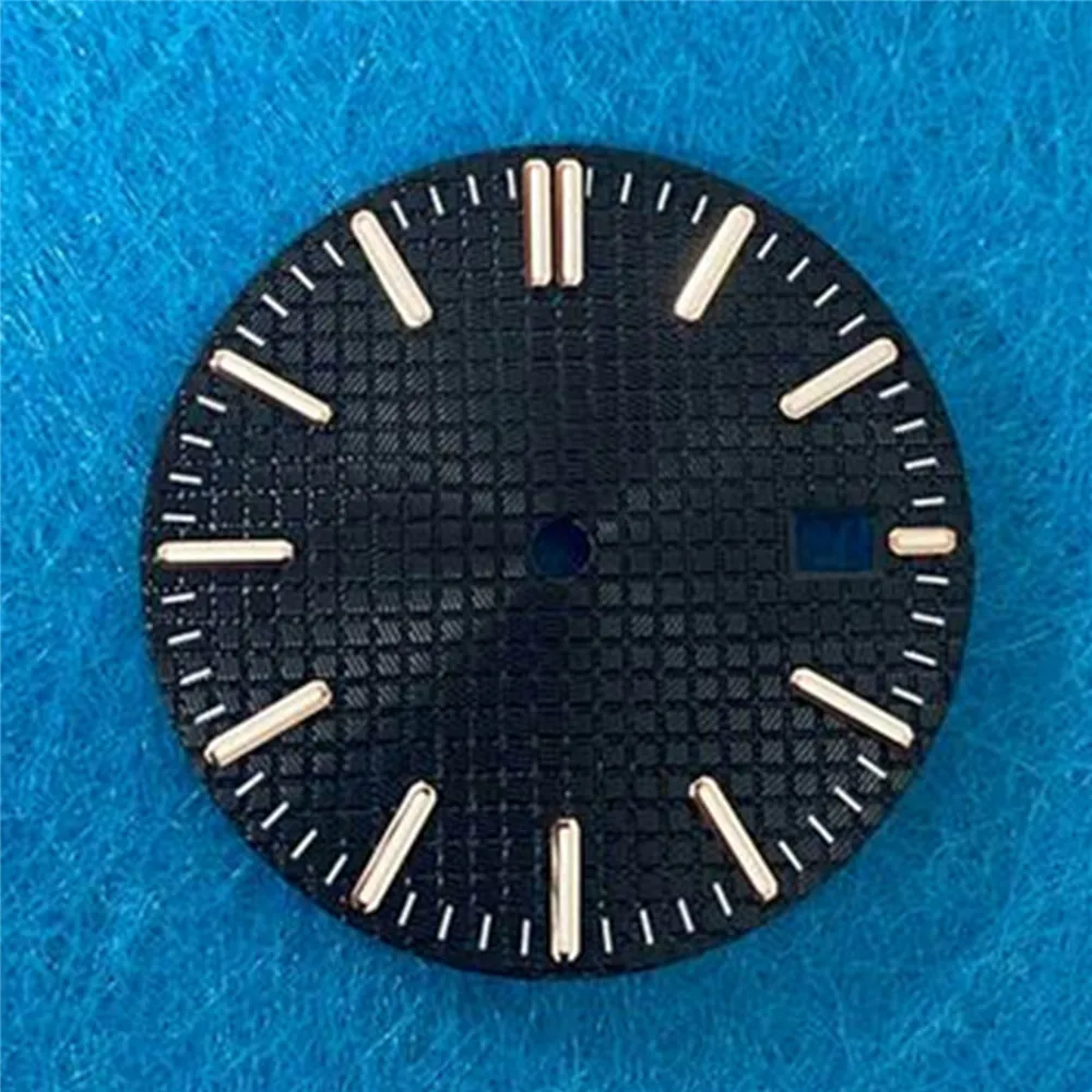 Сменный циферблат 28 5 мм для автоматического часового механизма NH35 NH36 зеленая