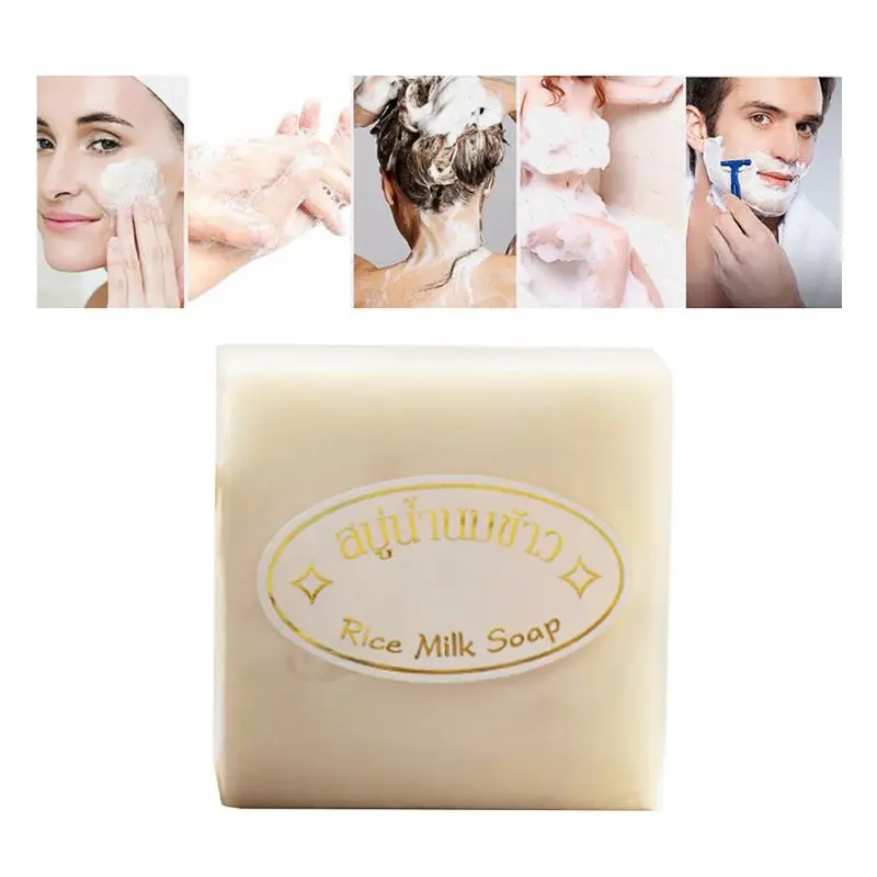Мыло ручной работы рис глубокое отбеливание чистота очистка контроль масла мыло