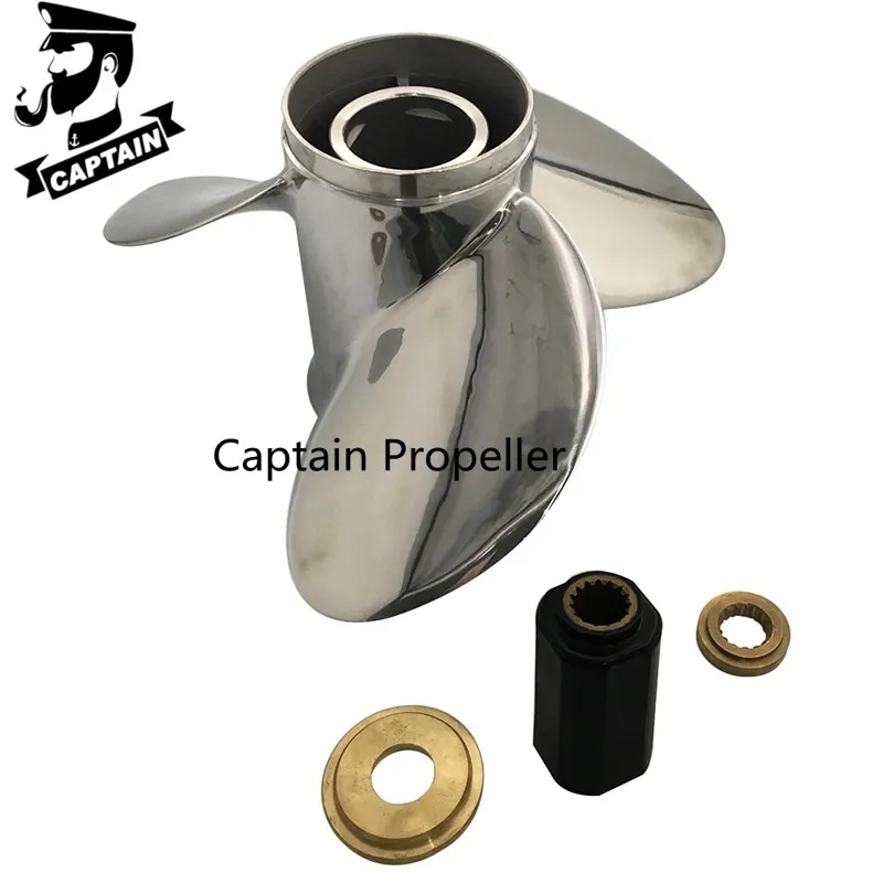 Подвесной Двигатель Captain Propeller 16x21 подходит для Suzuki DF200 DF225 DF300 нержавеющая сталь 15