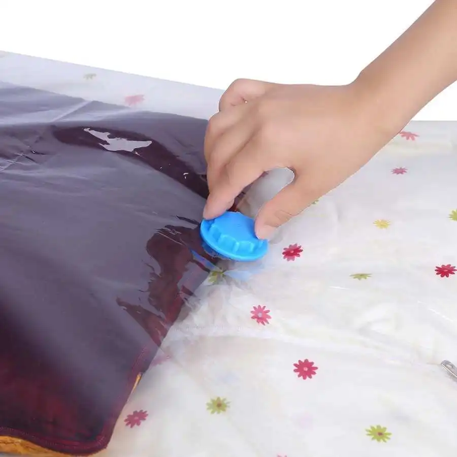 

Transparent Vacuum Bag Storage Bag Home Organizer Foldable Clothes Organizer Seal Compressed Travel Saving Space Bag