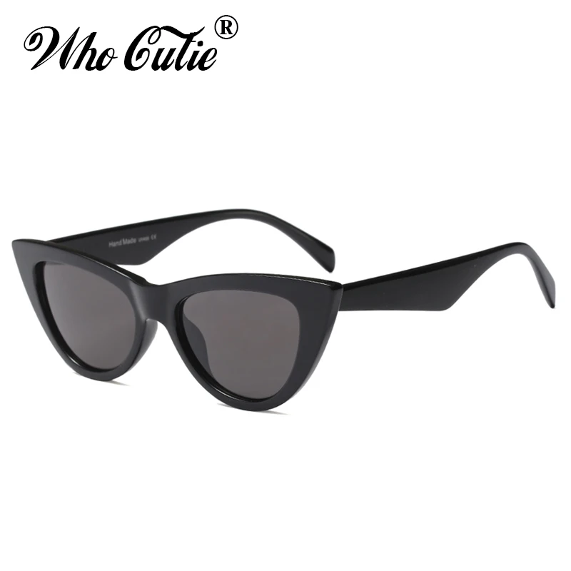 Женские солнцезащитные очки в стиле ретро WHO CUTIE брендовые дизайнерские