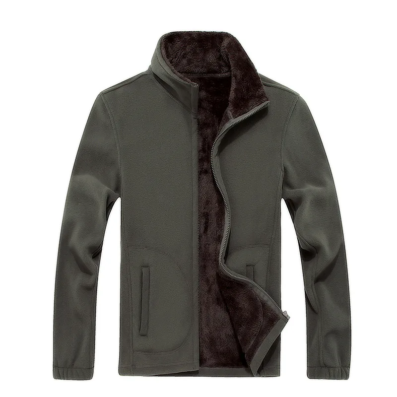 

MRMT 2021 Brand New Winter Men's Sweatshirts Cashmere Thickened Polar Fleece Fashion for Male Cardigan Leisure Sweatshirt
