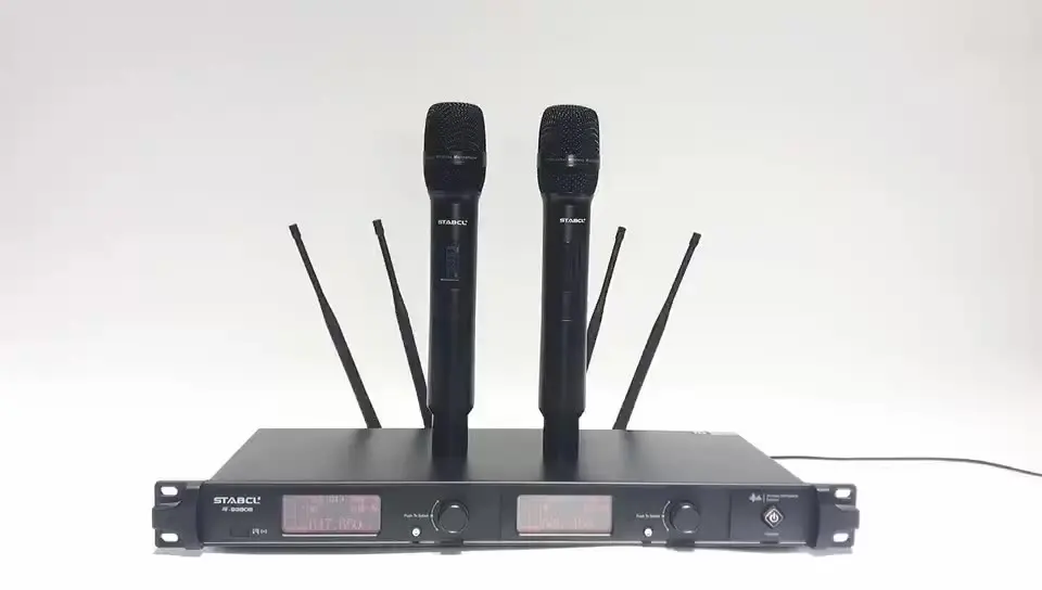 

STABCL AUDIO Digital True Diversity Wireless Microphone 2 Channel