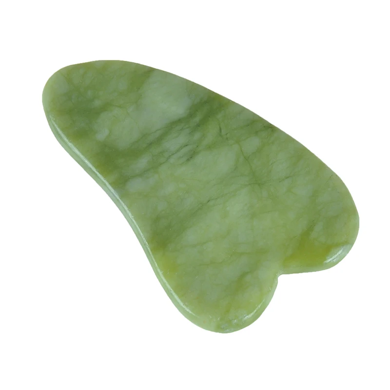 Natural Jade Stone Guasha Board SPA Therapy GuaSha Massager Antistress Body Care Scraping Board Massage Tool 4pcs set natural jade stone guasha board massage tool spa therapy face massager antistress body care scraping board skincare