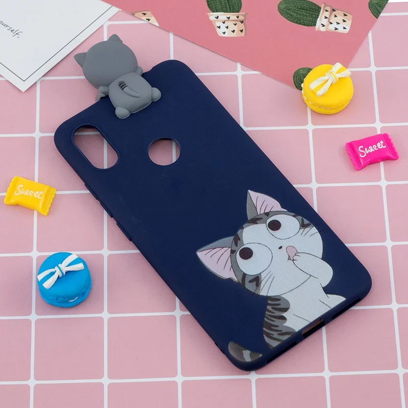 Чехол для Xiaomi Redmi Note 6 Pro чехол 3D игрушки панда кошка мультяшный силиконовый Xaomi Xiomi
