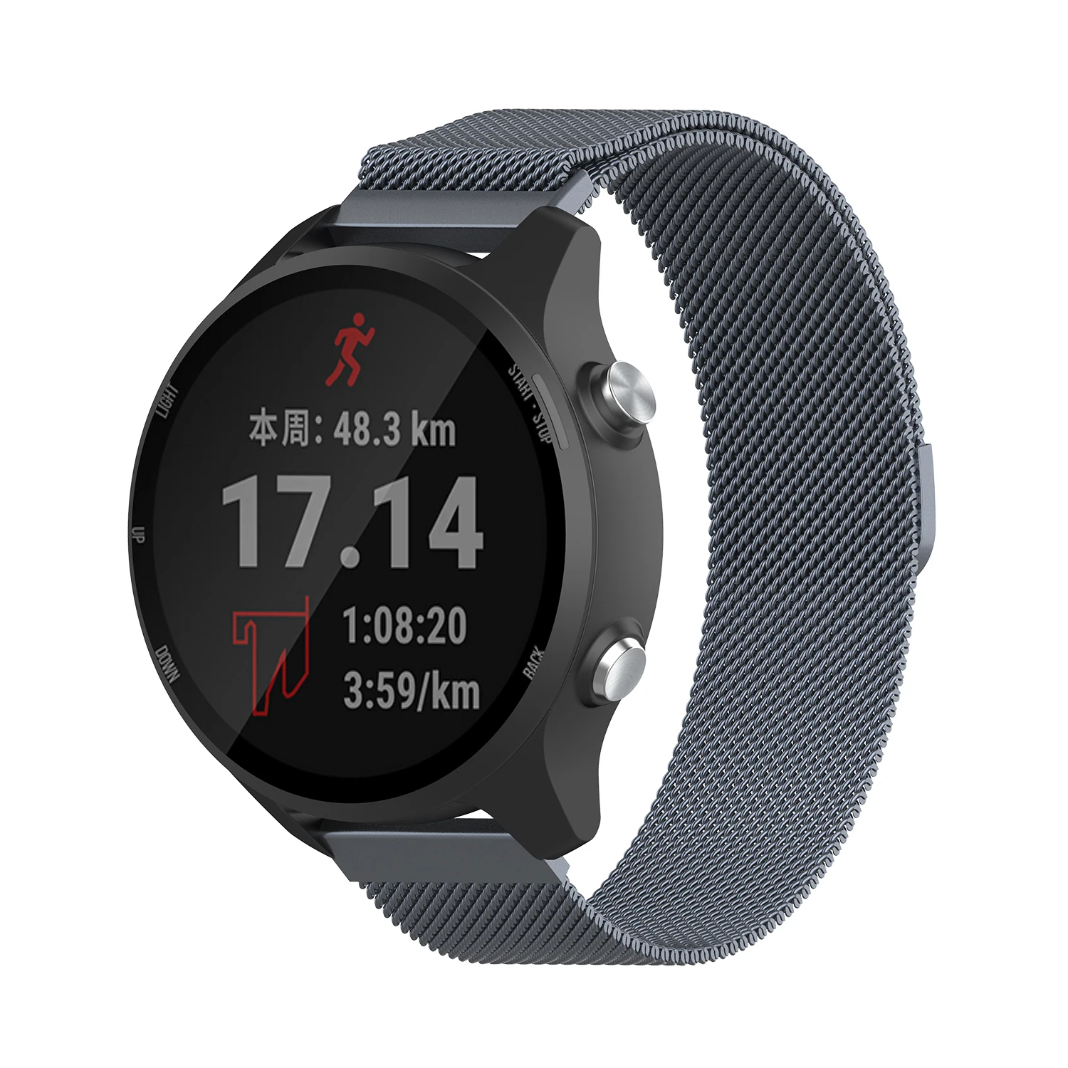 20 мм Миланский ремешок для Garmin Forerunner 245/645 ремешок для Vivoactive 3 3 музыка/vivomove HR Смарт часы браслет Мода Correa