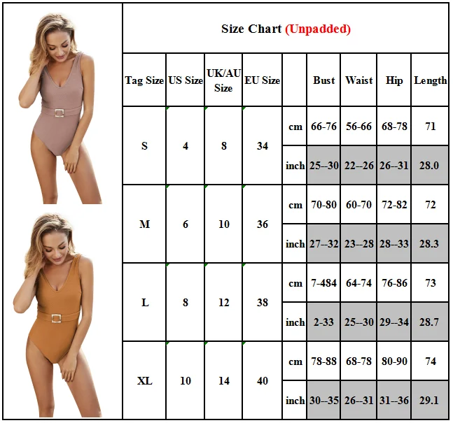 

Womens Solid One Piece Bikini Swimwear Swimsuit Beach Romper Bathing Suit Summer