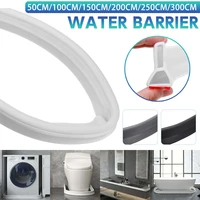 bathroom water stopper water retaining strip bendable bathroom door washing machine shower threshold water shower dam barrier