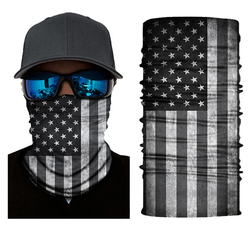 New High Elastic Camouflage Seamless Bandana Buffs Neck Gaiter Headband Men Women Scarf Cycling Fishing Headgear Face Shield | Спорт и