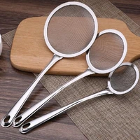 new cooking tool small knife skimmer oil fryer less oil spoon oil filter frying in stainless steel hot pot spoon