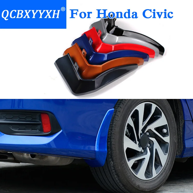 4 шт. брызговики для Honda 10th CIVIC 2016 2018|flaps splash guards|mud flaps guardssplash guard |